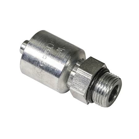 A & I Products (HW-MB) Male Boss O-Ring - Rigid - Straight 4" x5" x2" A-MB-06-08-W